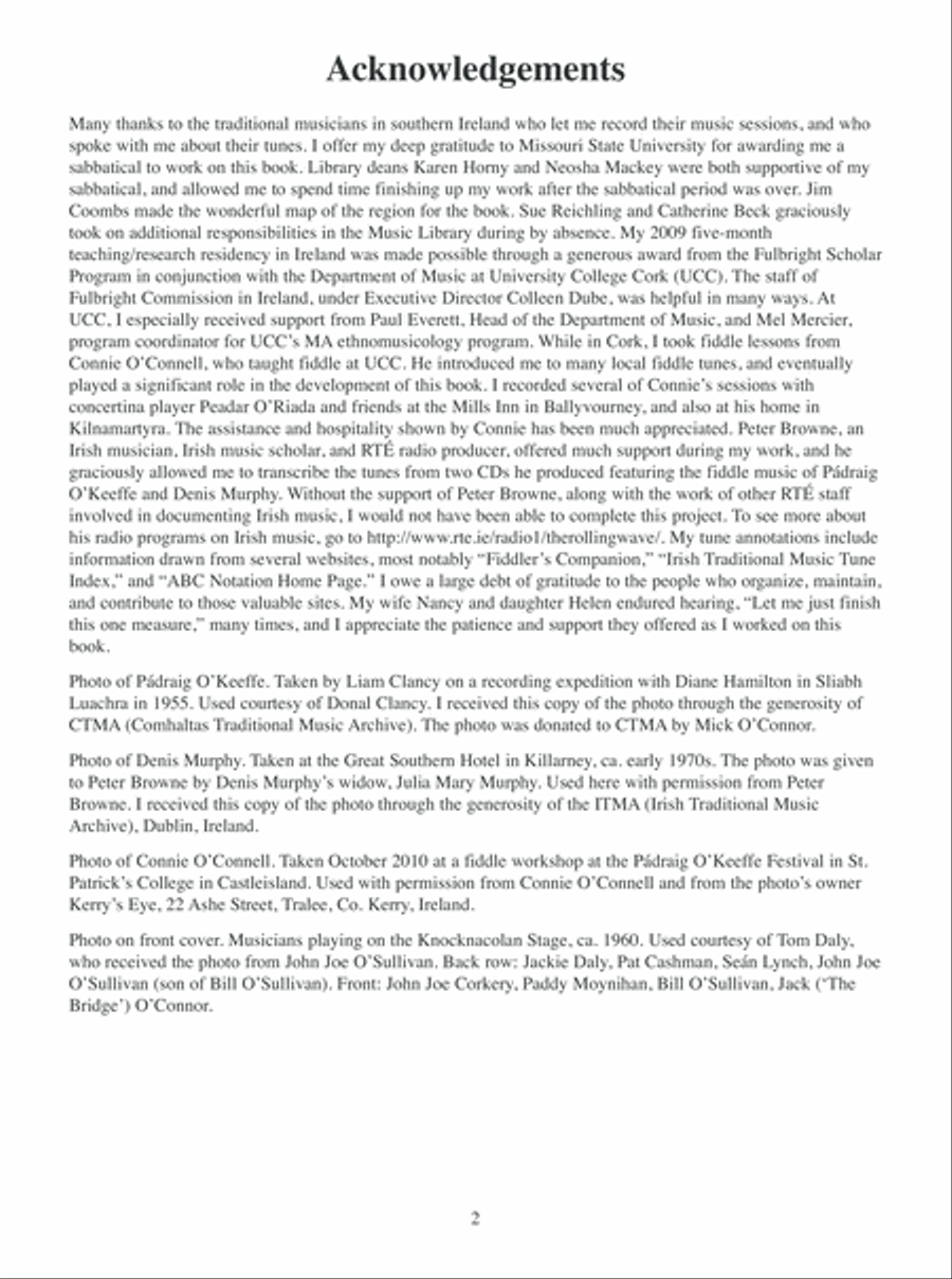Irish Fiddle Music from Counties Cork and Kerry Violin scores gallery preview page 3