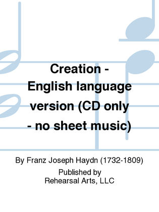 Creation - English language version (CD only - no sheet music)