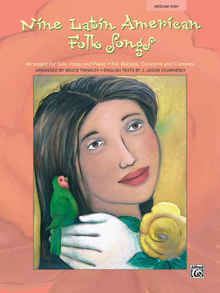 Book cover for Nine Latin American Folk Songs