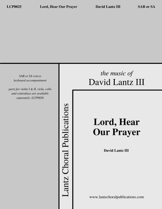 Book cover for Lord, Hear Our Prayer