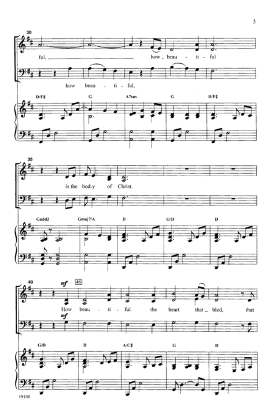 How Beautiful 3-Part scores gallery preview page 4