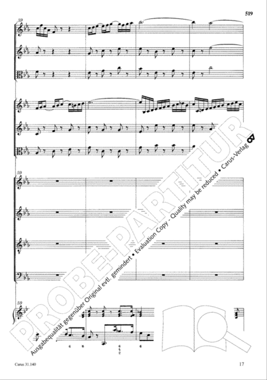 The Complete Sacred Vocal Works (Das geistliche Vokalwerk) Voice scores gallery preview page 520