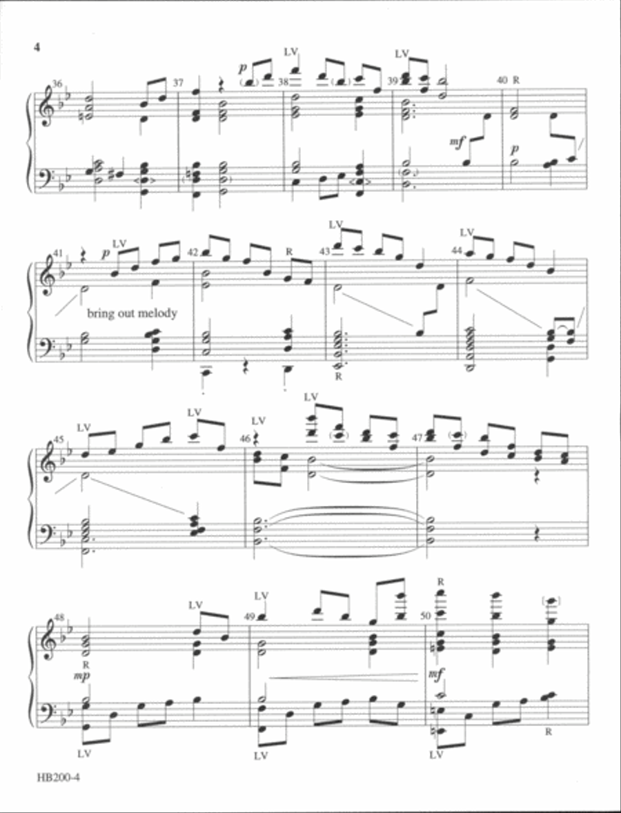 My Shepherd Will Supply My Need - Kinyon 5-Octaves scores gallery preview page 4