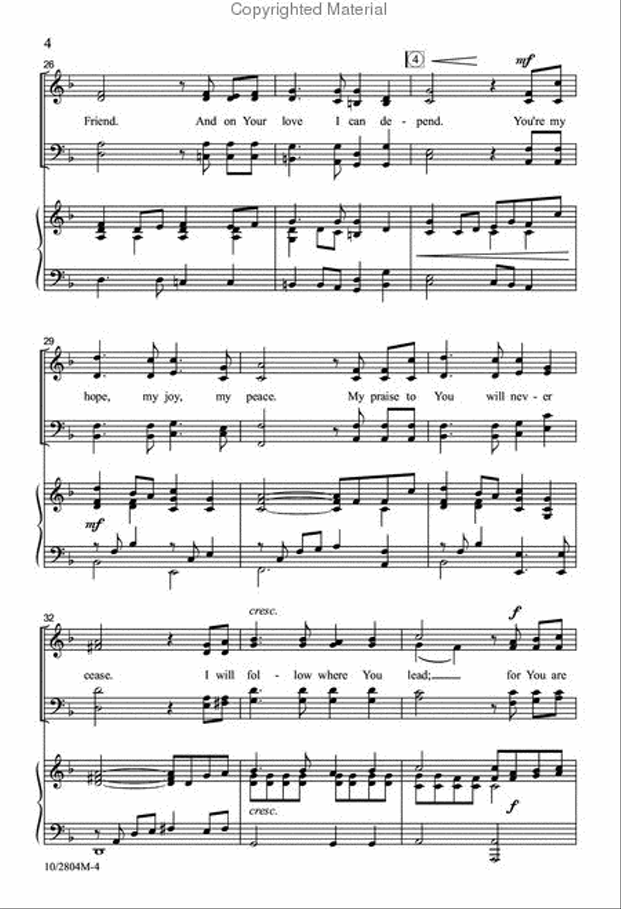 You Are All that I Need 4-Part scores gallery preview page 5