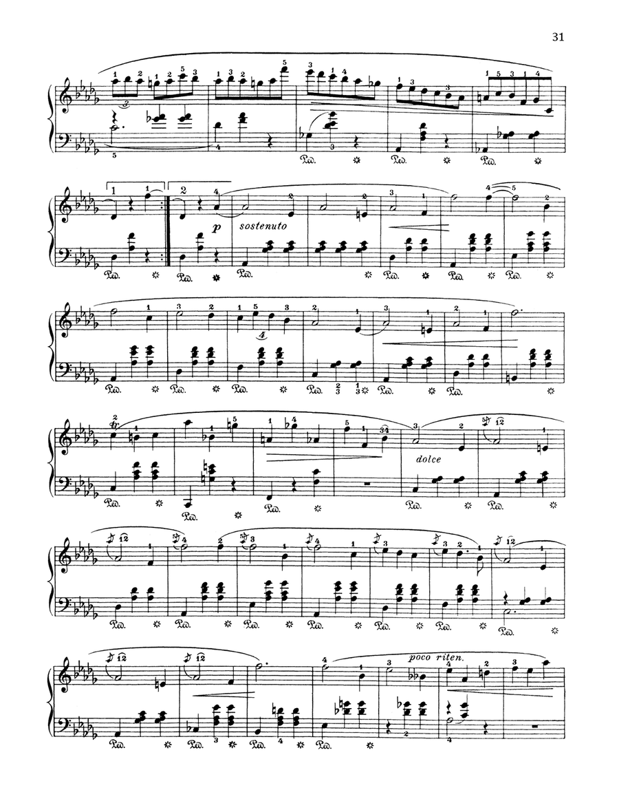 Waltz In D-Flat Major (Minute Waltz), Op. 64, No. 1 Piano Solo scores gallery preview page 2