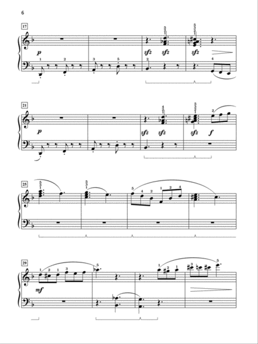Grand One-Hand Solos for Piano, Book 4: 8 Early Intermediate Pieces for Right or Left Hand Alone Piano Method scores gallery preview page 6