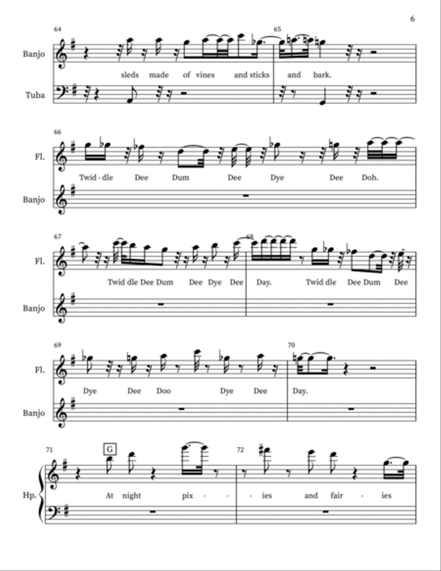 Christmas Fairy Tale Small Ensemble scores gallery preview page 6