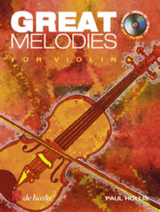 Book cover for Great Melodies for Violin