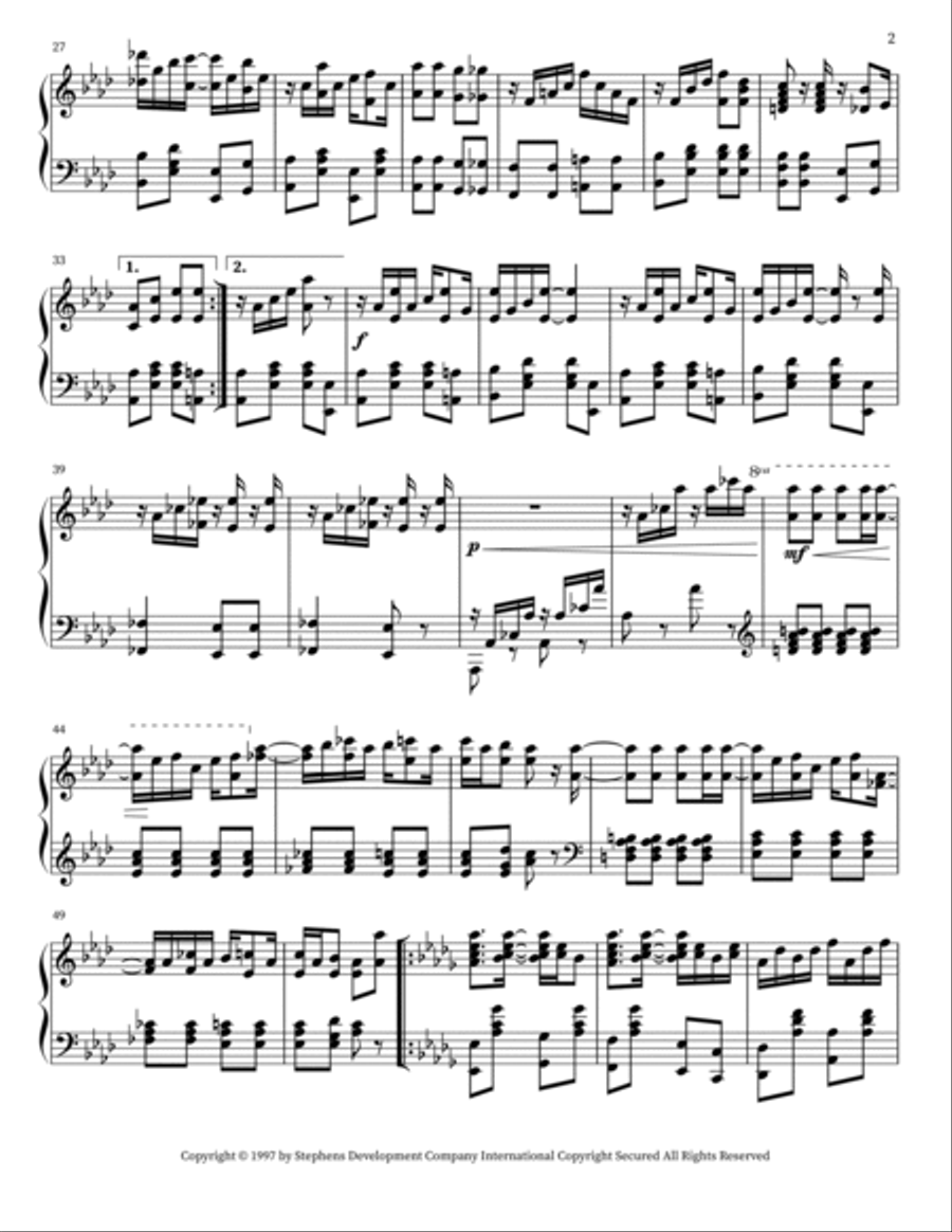 Maple Leaf Rag Piano, Vocal scores gallery preview page 2