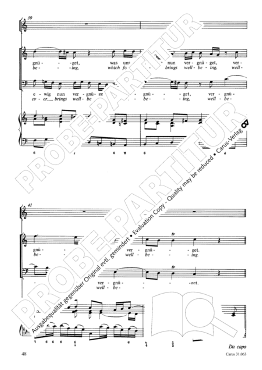 Christians, etch this blessed day (Christen, atzet diesen Tag) 4-Part scores gallery preview page 49
