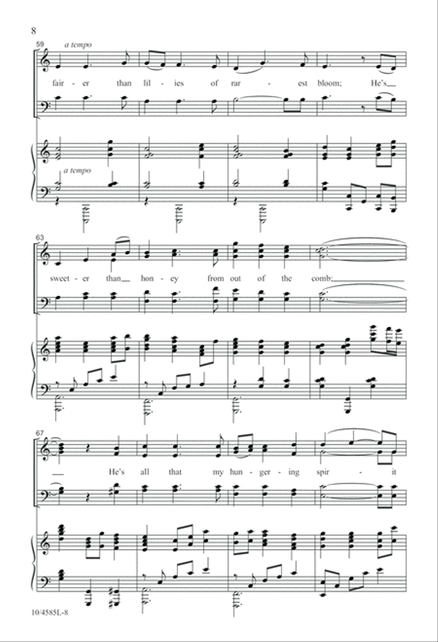 I'd Rather Have Jesus I'd Rather Have Jesus 4-Part scores gallery preview page 9