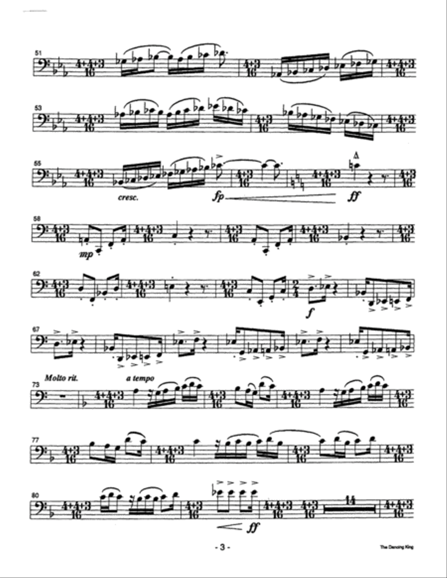 Dancing King Euphonium scores gallery preview page 4