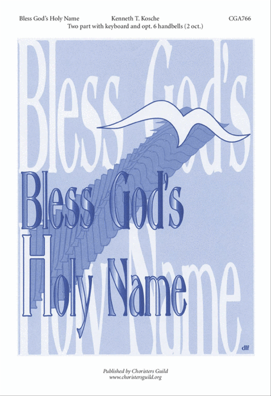 Bless God's Holy Name 2-Part scores gallery preview page 1