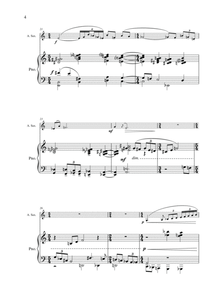 Sonata for Alto Saxophone (or Clarinet) and Piano image number null