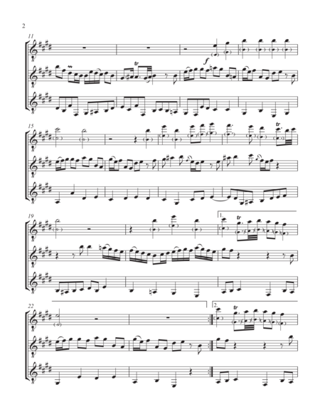 Sleepers Awake (Guitar Trio) - Score and Parts image number null