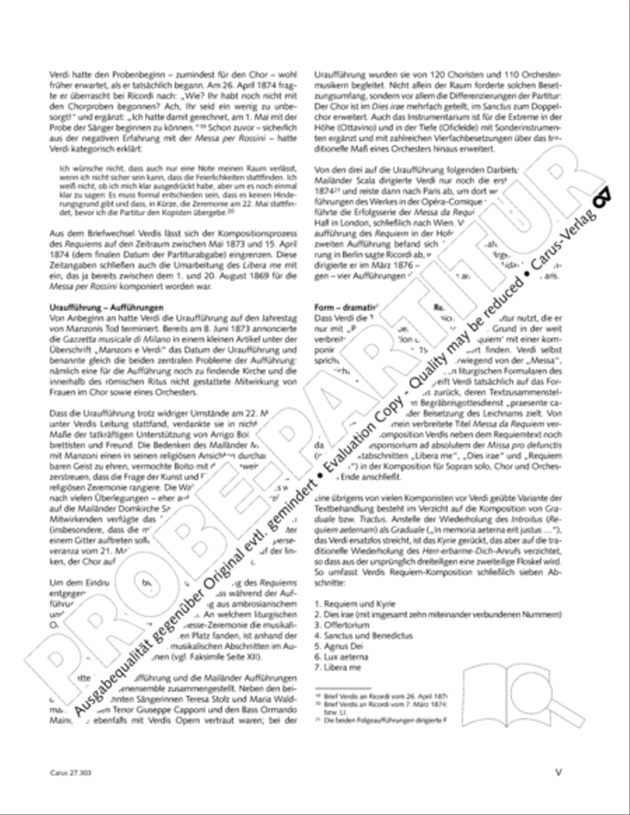 Messa da Requiem 4-Part scores gallery preview page 6