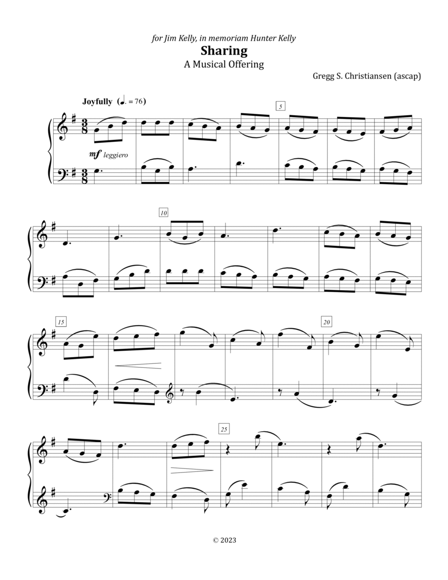 Sharing Piano Method scores gallery preview page 1