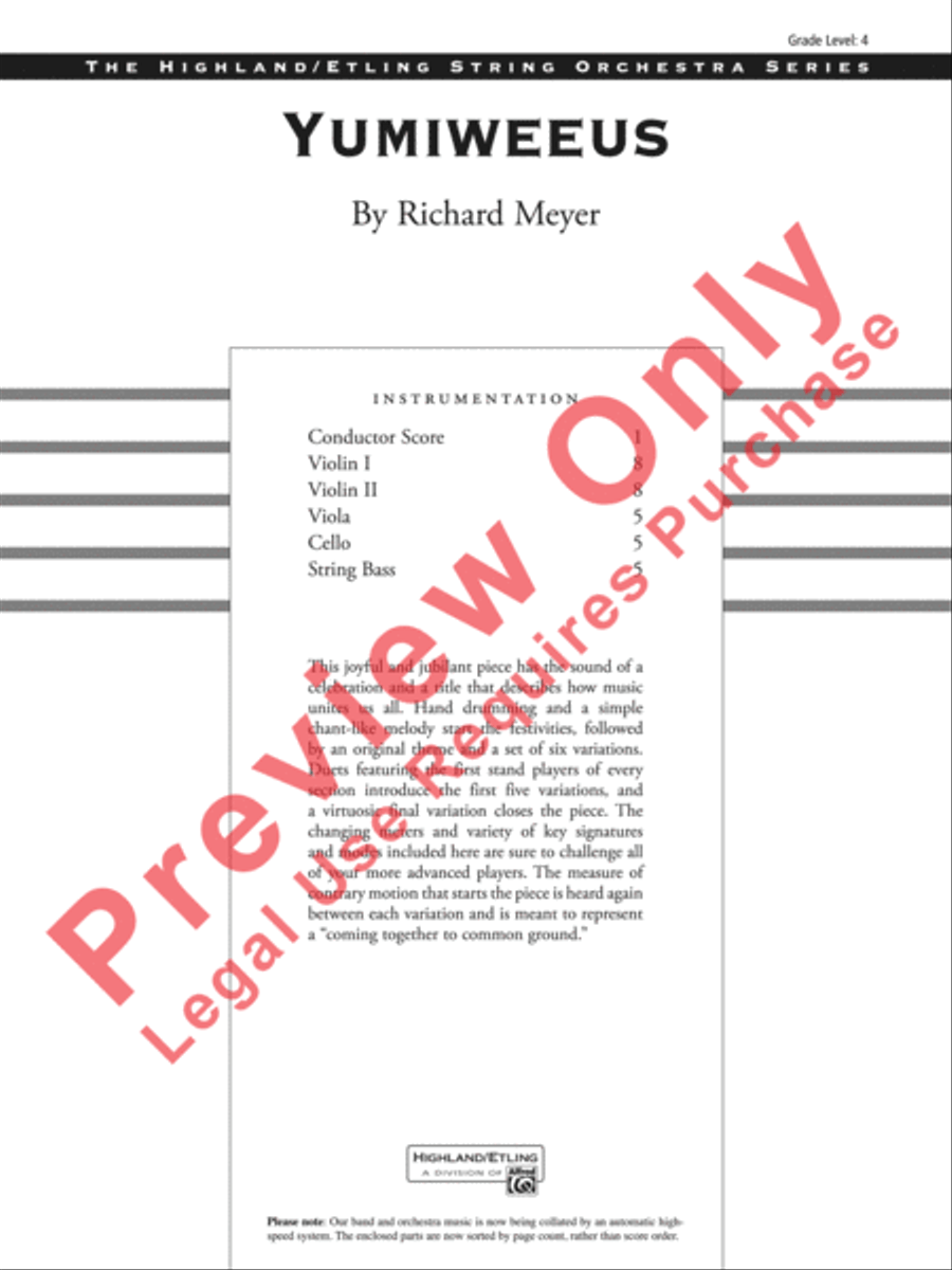 Yumiweeus String Orchestra scores gallery preview page 2