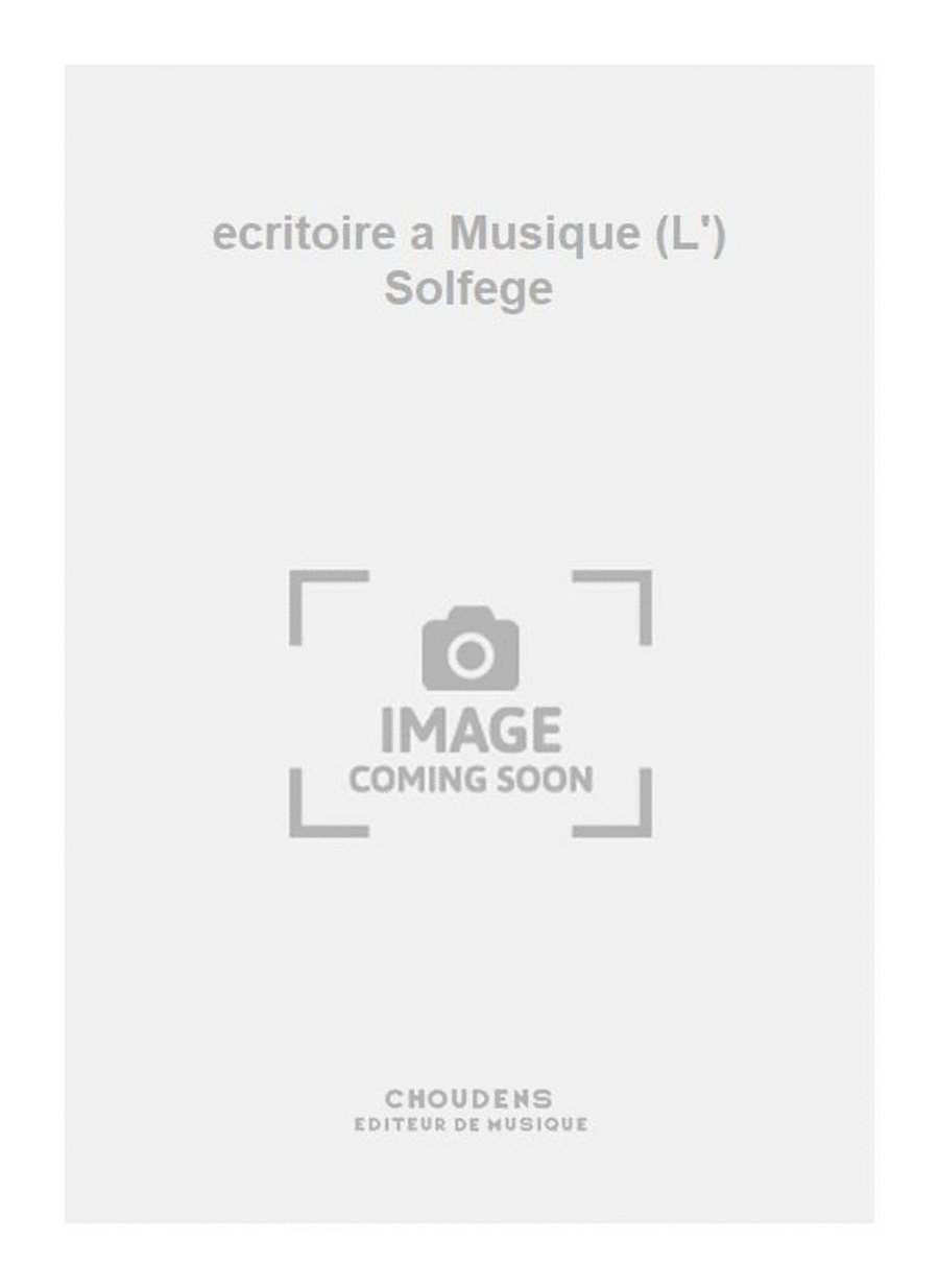 ecritoire a Musique (L') Solfege School and Community scores gallery preview page 1