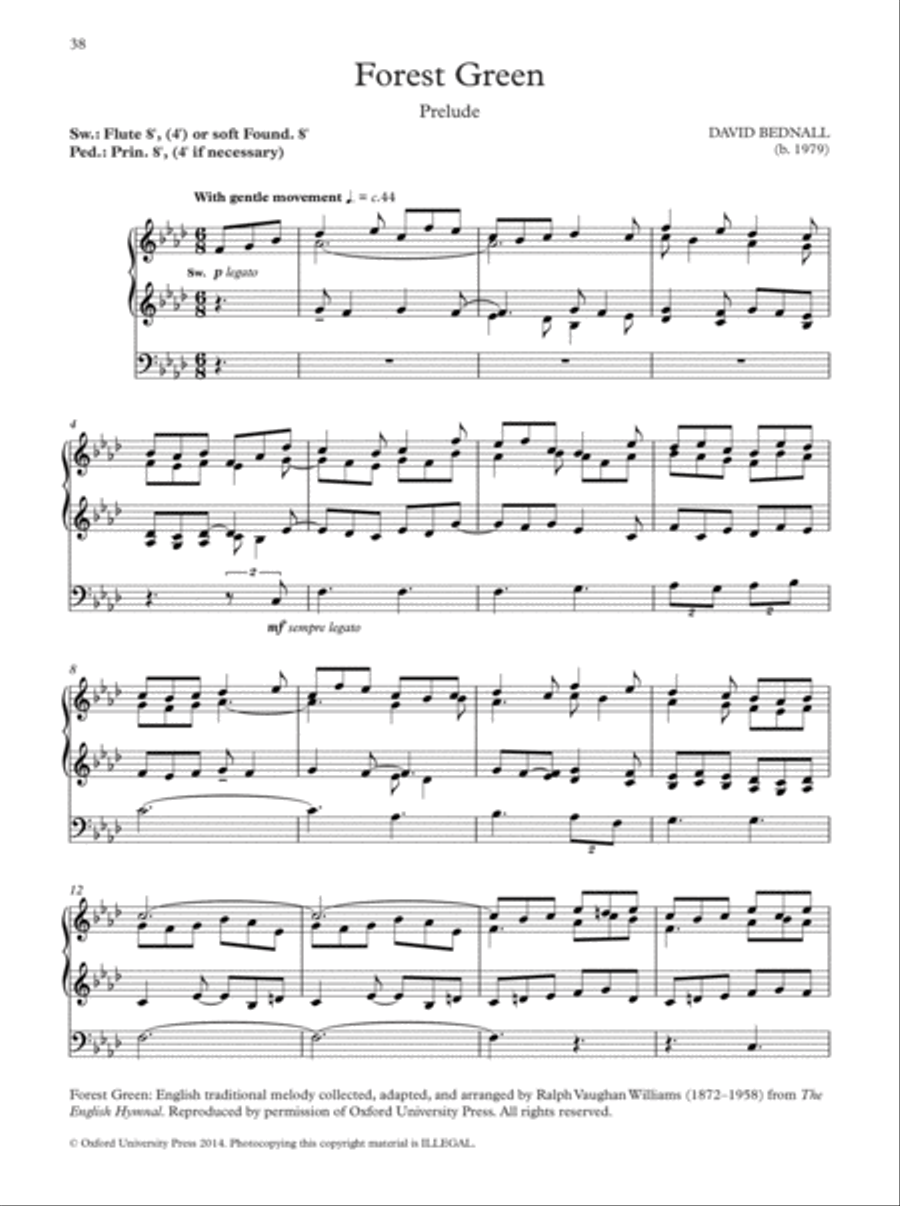 Oxford Hymn Settings for Organists: Advent and Christmas Organ Solo scores gallery preview page 8