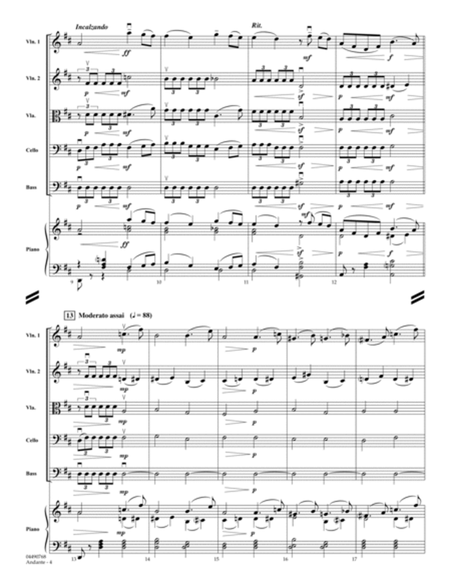 Andante (from Symphony No.6 "Pathetique") - Full Score