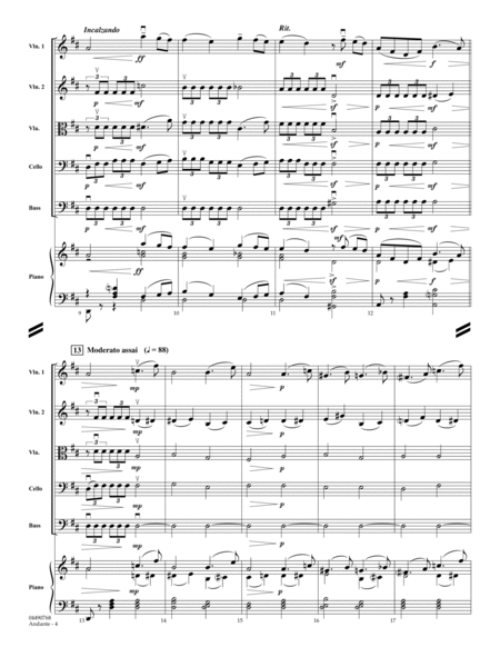 Andante (from Symphony No.6 "Pathetique") - Full Score