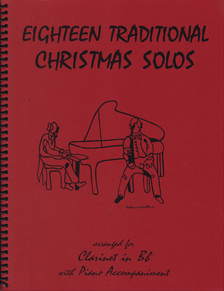 18 Tradtional Christmas Solos Clarinet Solo scores gallery preview page 1