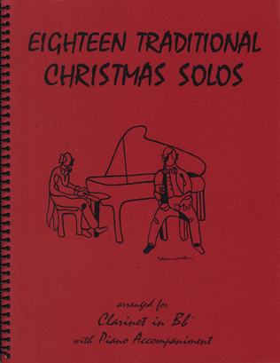 Book cover for 18 Tradtional Christmas Solos
