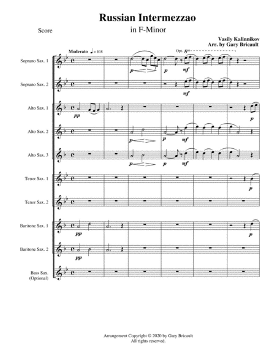 Russian Intermezzo in F-Minor