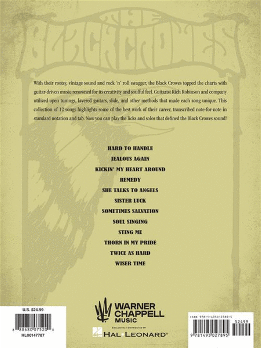 Best of the Black Crowes Electric Guitar scores gallery preview page 7