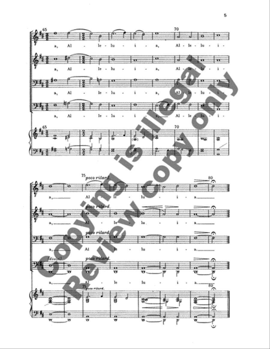 Salvation Belongeth to Our God TTBB scores gallery preview page 5