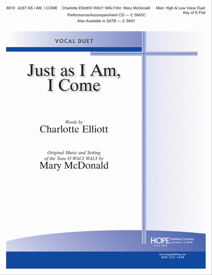 Just as I Am, I Come Just as I Am, I Come 4-Part scores gallery preview page 1
