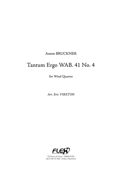 Tantum Ergo WAB. 41 No. 4 image number null