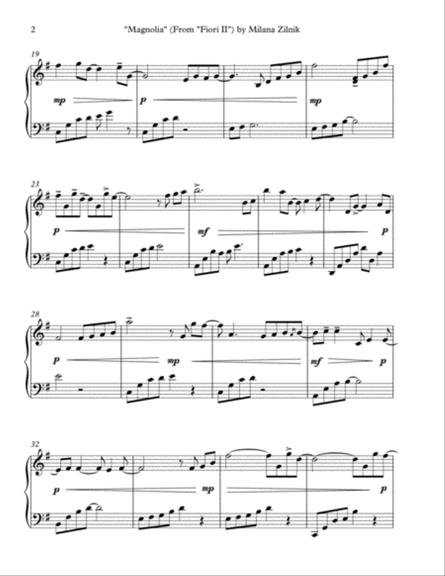 Magnolia Magnolia Piano Method scores gallery preview page 2