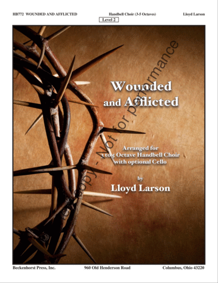 Wounded and Afflicted Wounded and Afflicted 5-Octaves scores gallery preview page 2
