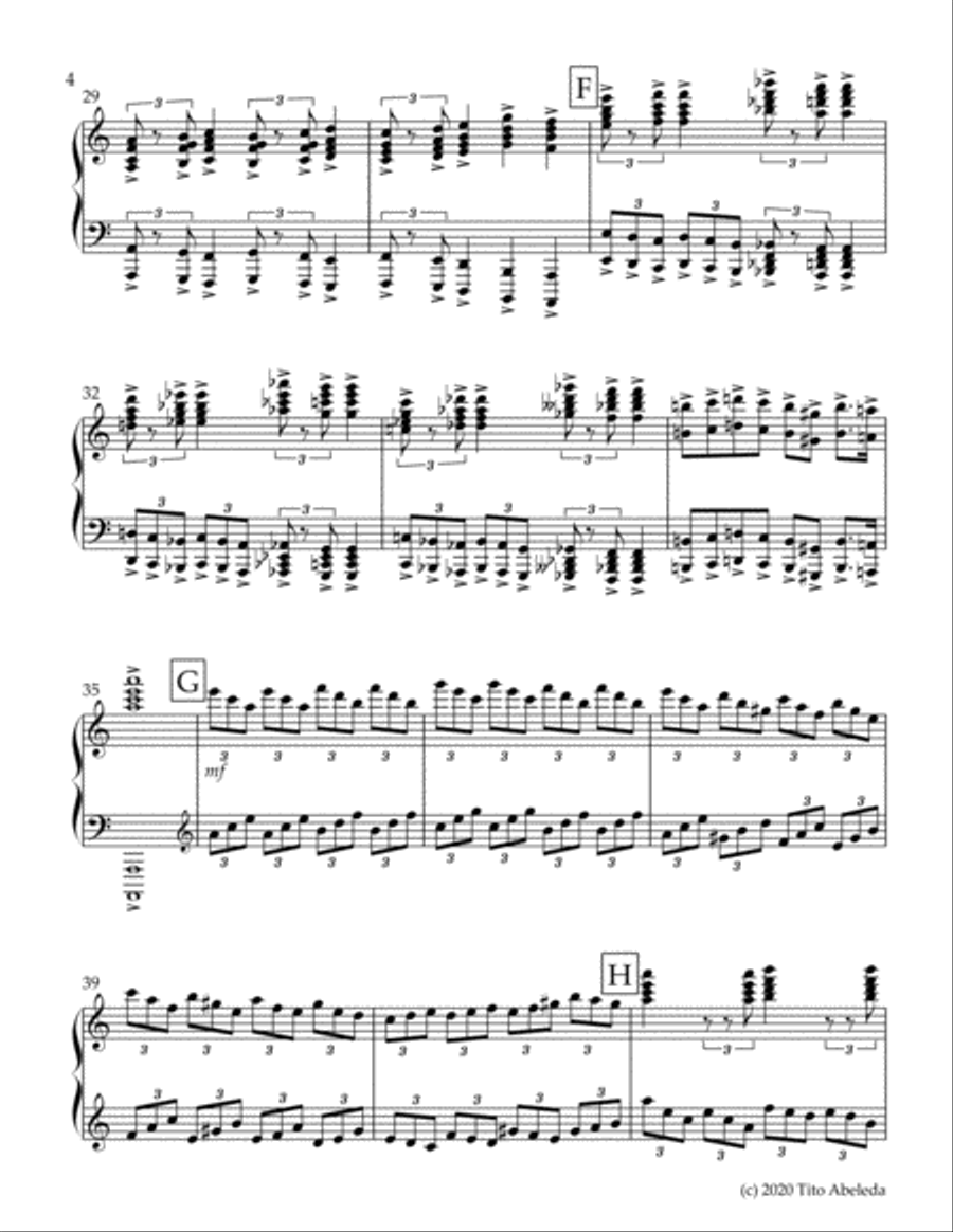 Phoenix Rising (Piano Solo) Piano Solo scores gallery preview page 4