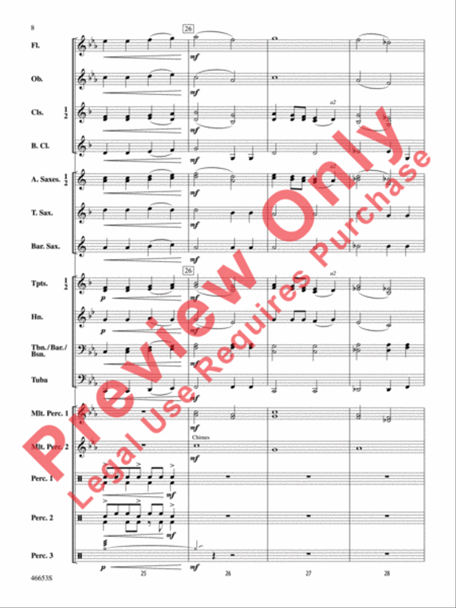 Flash! Flash! Concert Band scores gallery preview page 9