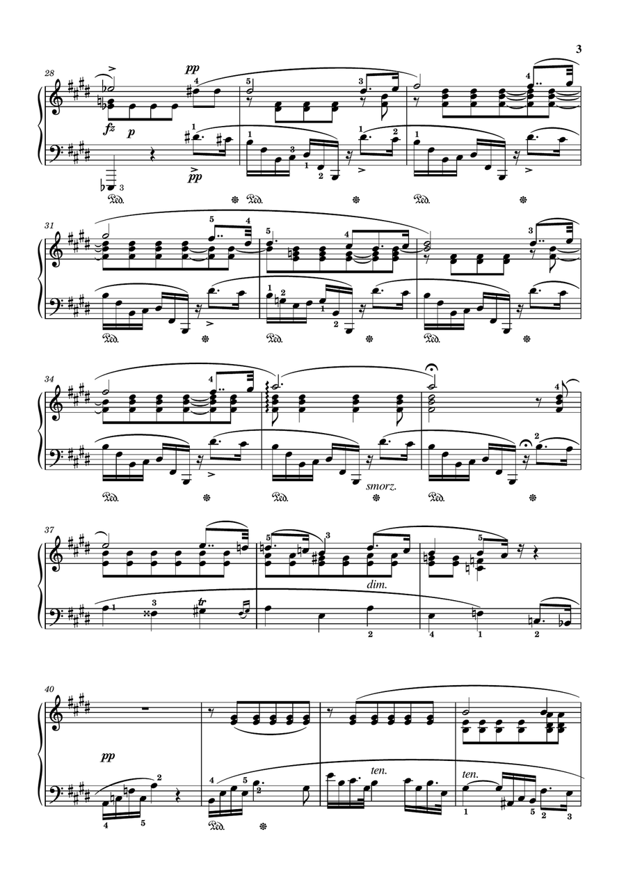 Chopin - Étude in C-sharp minor, Op.25 No.7, 