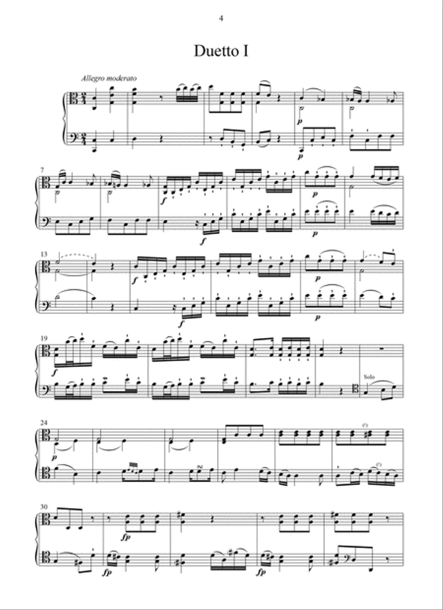 3 Duetti op.14 (Berlin, Amsterdam, [1789]) Cello scores gallery preview page 2