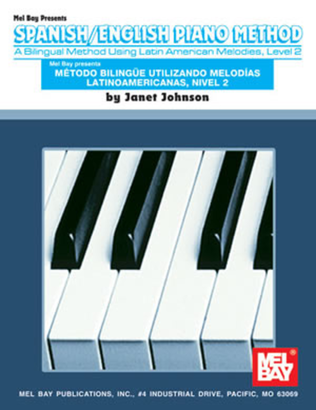 Book cover for Spanish/English Piano Method, Level 2