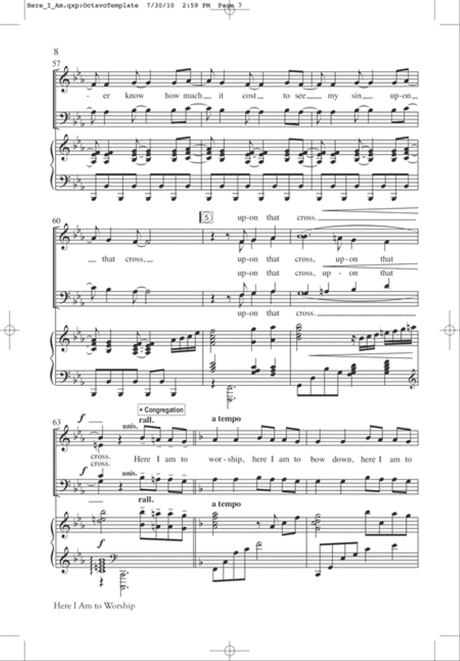 We Remember Calvary (SATB) 4-Part scores gallery preview page 10
