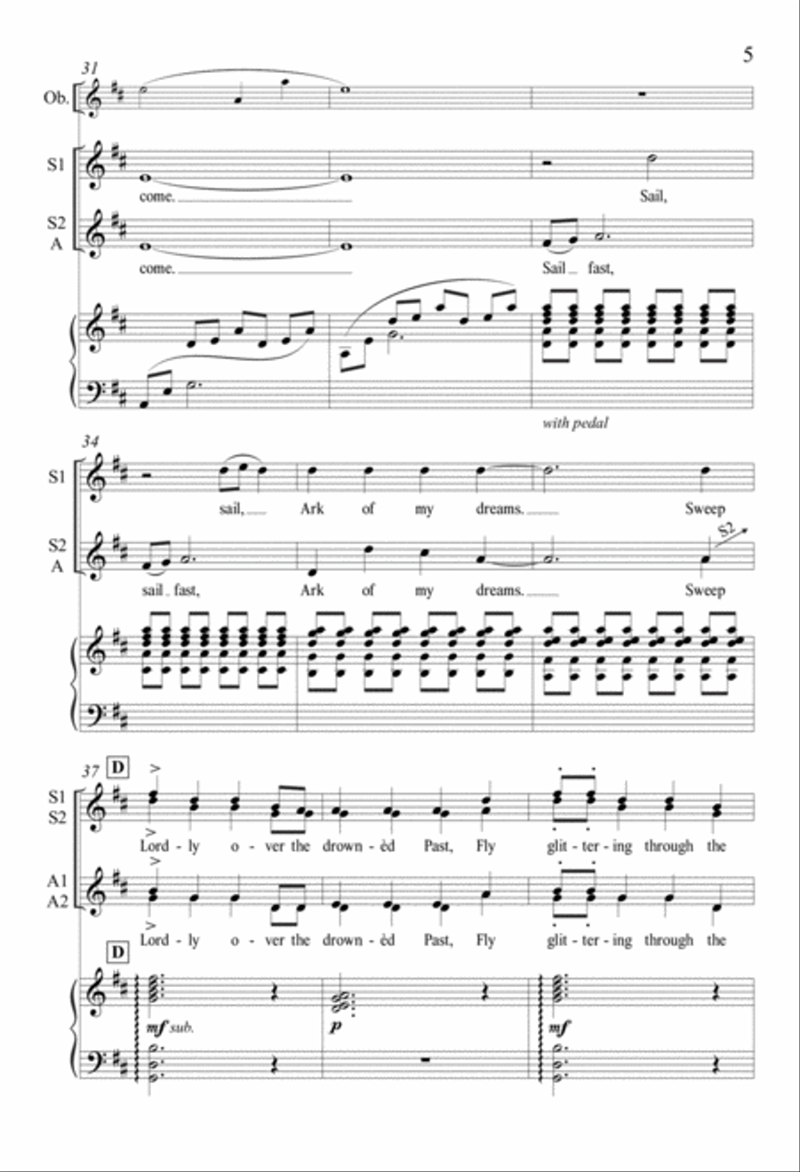A Song of the Future A Song of the Future SSAA scores gallery preview page 4