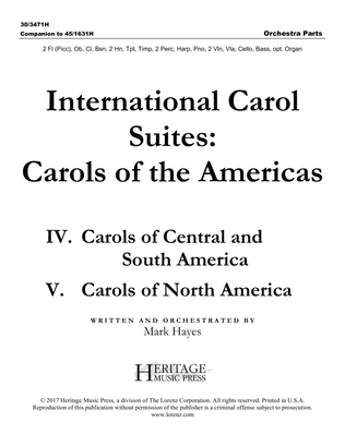 Book cover for International Carol Suites: Carols of the Americas - Set of Parts