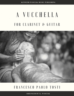 Book cover for A Vucchella (for Clarinet or Trumpet and Guitar)