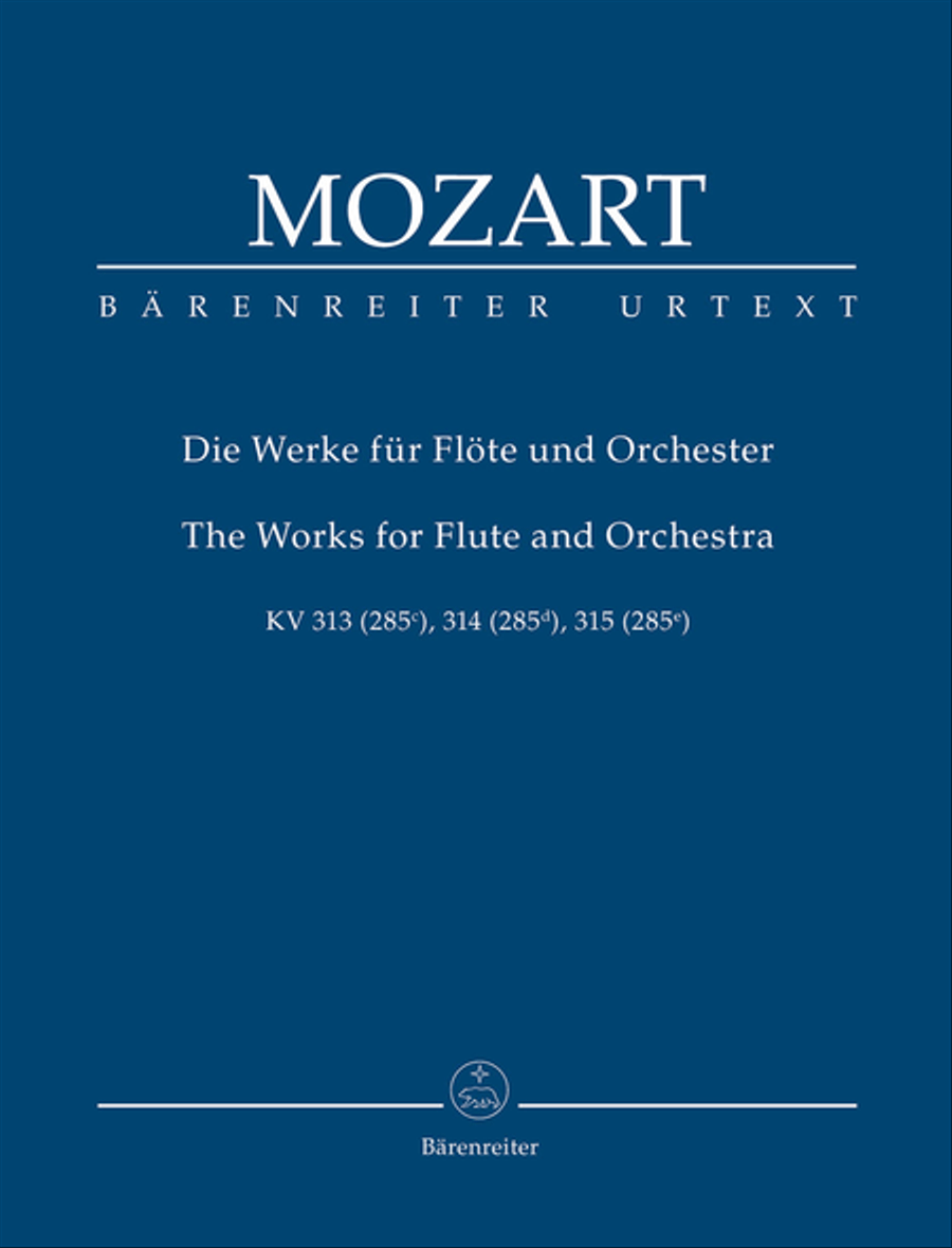Die Werke for Flute and Orchestra Orchestra scores gallery preview page 1