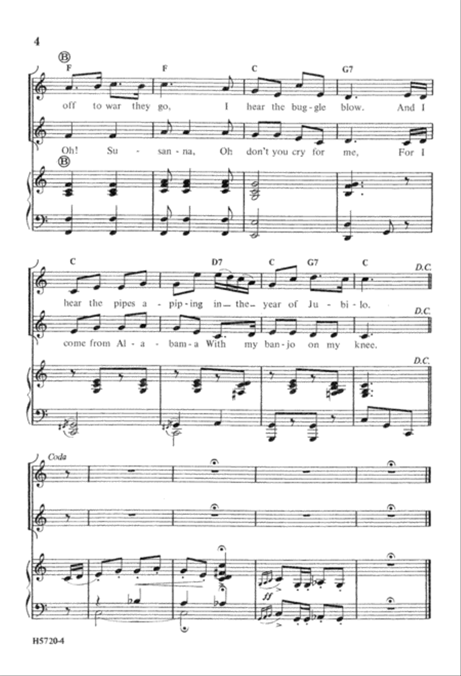 Folk Partner Songs Folk Partner Songs SSA scores gallery preview page 5