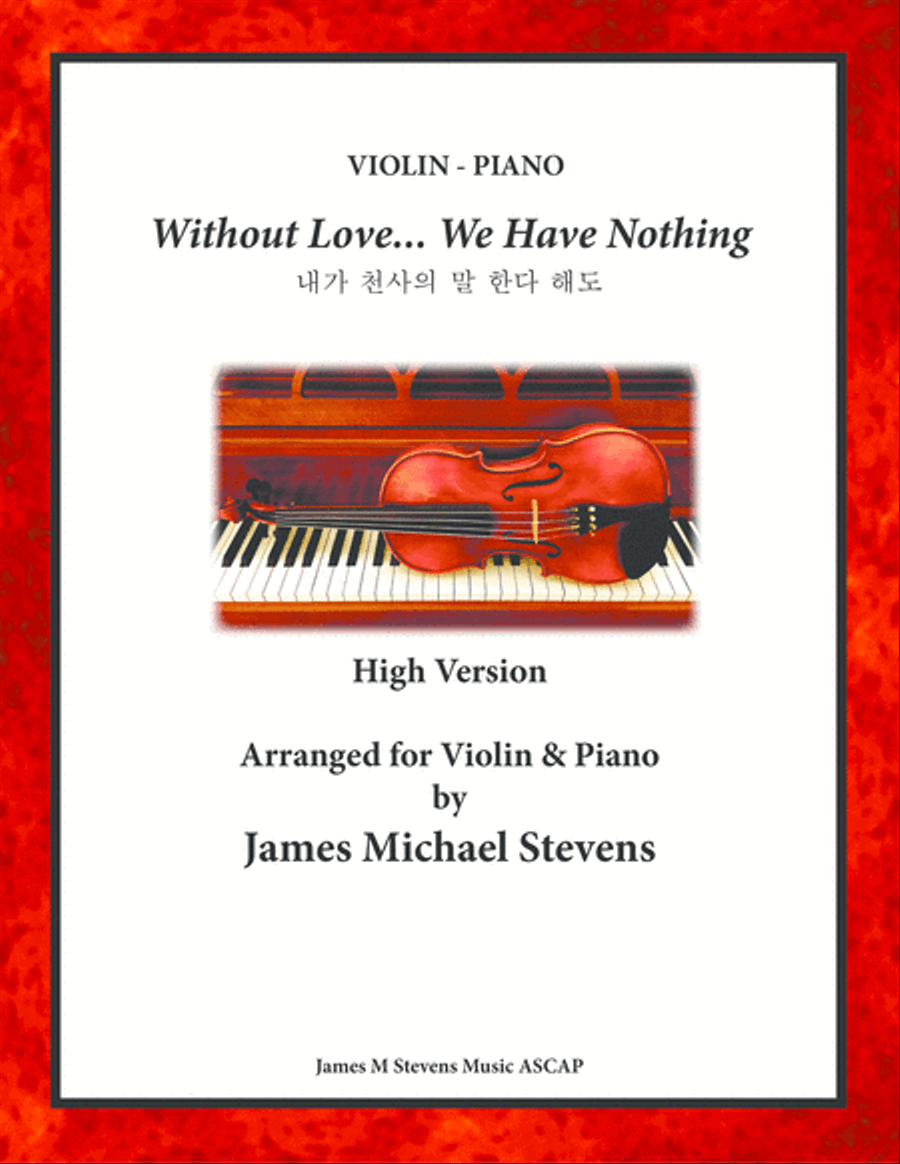 Without Love, We Have Nothing Violin Solo scores gallery preview page 1