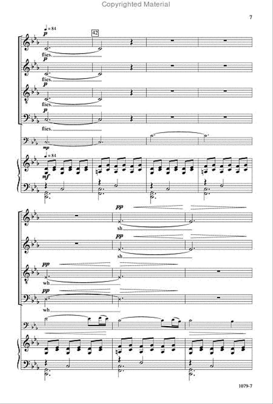 The Dream Ship - SATB Octavo 4-Part scores gallery preview page 6