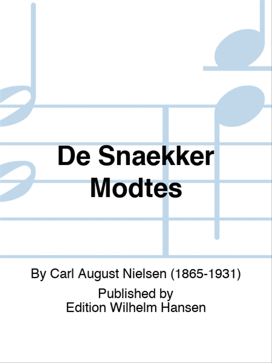 De Snækker Mødtes De Snækker Mødtes TTBB scores gallery preview page 1