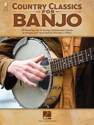 Book cover for Country Classics for Banjo